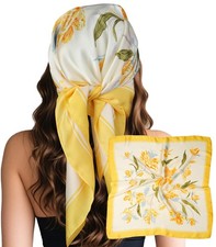 Head Hair Scarf for Women Like Satin Silk Scarf Bandana Hair Wrapping Night L...