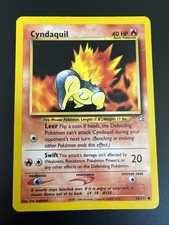 Pokémon TCG Cyndaquil Neo Genesis Great Vintage Card MP 56/111 on eBay
