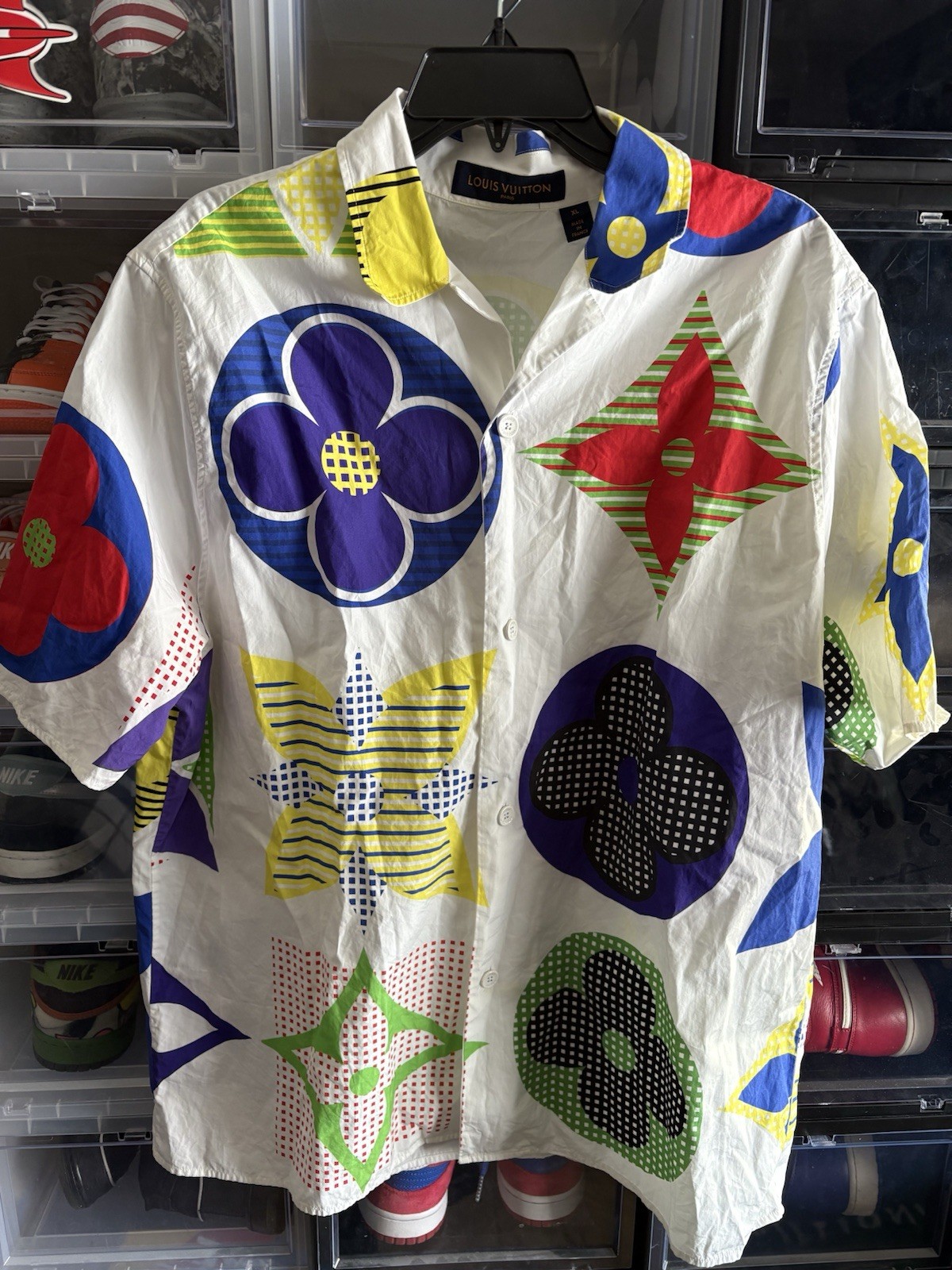 Louis Vuitton 2020 Monogram Pattern Button Up Shi… - image 1