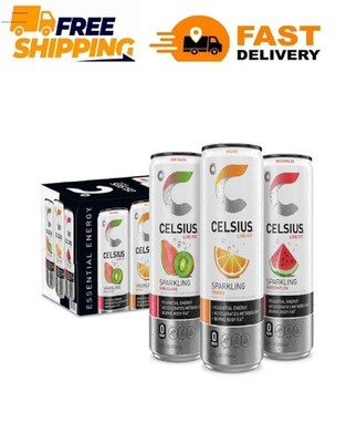 Celsius Sparkling Core Variety Pack, 12 fl. oz., 18 pk.