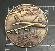 Great  BOEING B-52 Stratofortress Medallion "BUFF" (with Screw Posts on Reverse)
