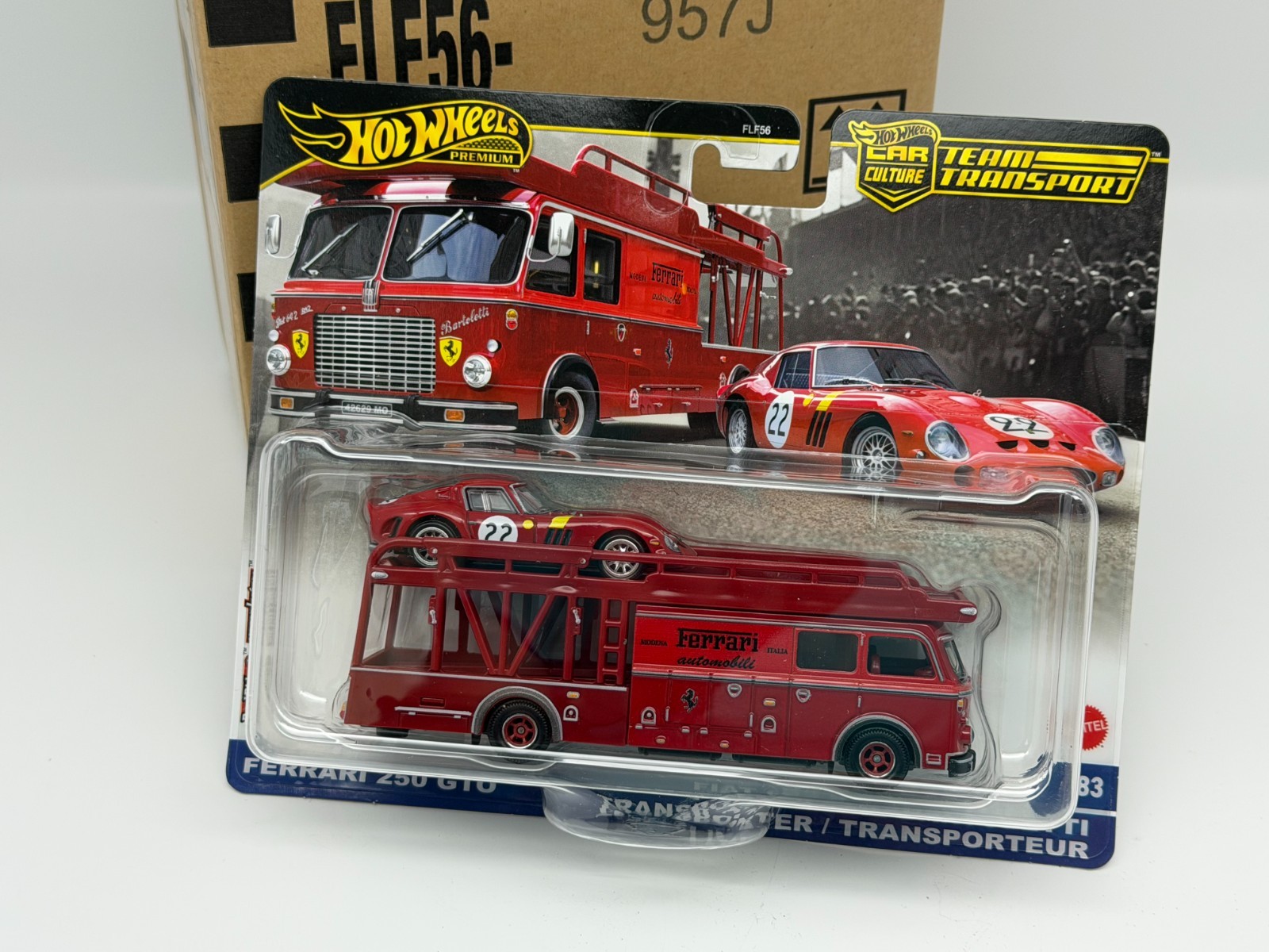 Hot Wheels Team Transport 1/64 fini les miniatures fragiles avec ce pack en métal durable