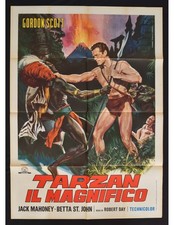 manifesto TARZAN IL MAGNIFICO gordon scott mahoney betta A121