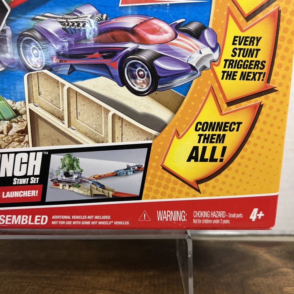 Hot Wheels Trick Tracks Robot Blast Launch Stunt Set - RARE - Image 4 of 4