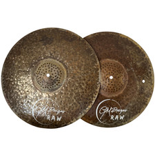 15" GM Designs Raw Series Hi-Hat Pair - Raw Expression In Every Strike 