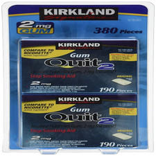 Kirkland Signature Quit Smoke Gum 2 Mg 380 Count
