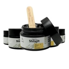  5-Pack Himalayan Shilajit Resin - Purified All Natural Supplement 30g w/ Spoon