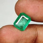 Certified 3.67 CT - Natural Zambian Emerald Octagon Shape Nice Luster Gem - 7405
