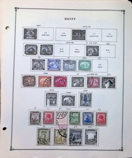 Egypt Collection On Album Pages 1867-1958