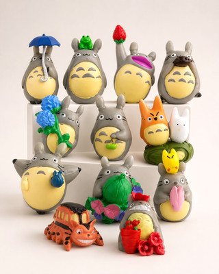 (Set of 12) New My Neighbor of Totoro mini Figure Collection Toy Status Figures