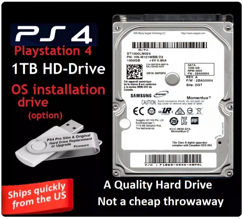 1tb Ps4 Slim Internal Hard Drive For Ps4 Pro Ps4 Pro Ps4 Hard