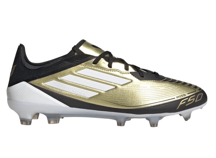 adidas F50 Pro Firm Ground Messi Soccer Cleat Mens Beige Sneaker