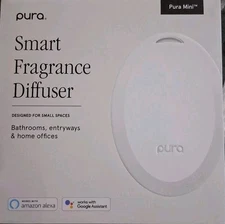 Pura Smart Fragrance Diffuser for Small Spaces Inc Crystal Pine + Winter Noir 