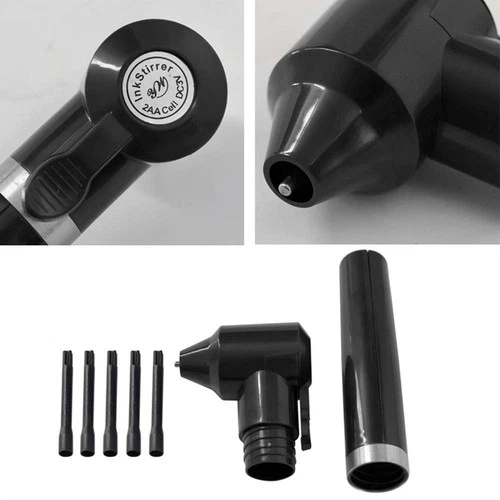 Ink Mixer Machine Kit, Pigment Mixer Machine with 100Pcs Mixing Sticks Eyebro... image 3
