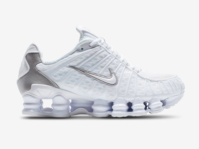Nike Shox TL Triple White AR3566-100 US Womens Size 6-10 Casual New Running