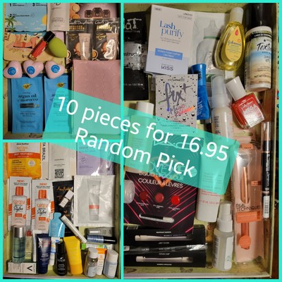 ALL NEW! Beauty SAMPLES/TRAVEL LOT-10 FOR 16.95 PLEASE READ DESCRIPTION 