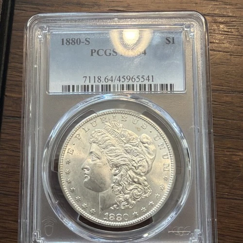 1880-S Morgan Silver Dollar PCGS MS64 S$1 San Francisco