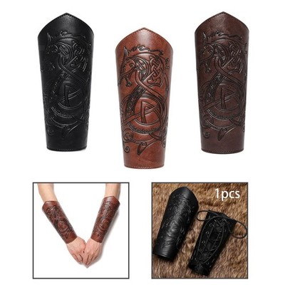 Mittelalterliche Armschienen Armband PU Gauntlet Armband für Party Kostüm