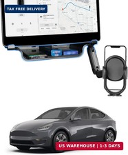 Under Screen Storage Tray with Phone Holder for Tesla Model 3/Model Y 2