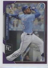 2015 Bowman Chrome Purple Refractor 55/250 Paulo Orlando #194 f0v