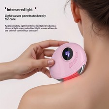 Womens Red And Blue Light Gua Sha Board Electric Gua Sha Device For Facial Beaut