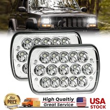 For 1986-1995 Jeep Wrangler Yj 1984-2001 Cherokee Xj Pair 5x7 7x6 Led Headlight For 1986-1995 Jeep Wrangler Yj 1984-2001 Cherokee Xj Pair 5x7 7x6 Led Headlight