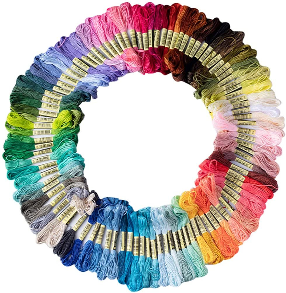 Floss Set 50 Skien Rainbow Colors
