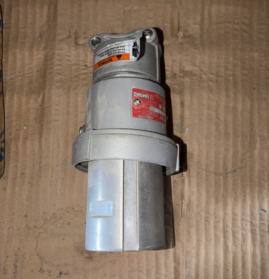 #ad #ad Appleton ACP6034BC Heavy Duty Metal Electrical Plug 60A 250VDC Gray $100.00