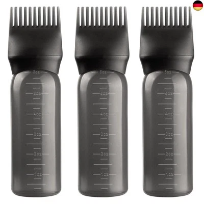 MARKE GEZIMETIE Gezimetie Wurzelkamm-Applikatorflasche, Haaröl-Applikatorbürste, Haarölflasche f