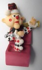 Rare Rudolph Reindeer MISFIT Toy Island CHARLIE Jack in Box Ornament Enesco — photo 7