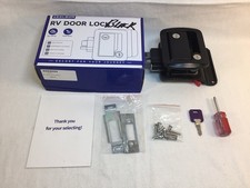 Black RV Door Lock Replacement,Upgraded RV Door Latch with Paddle Deadbolt