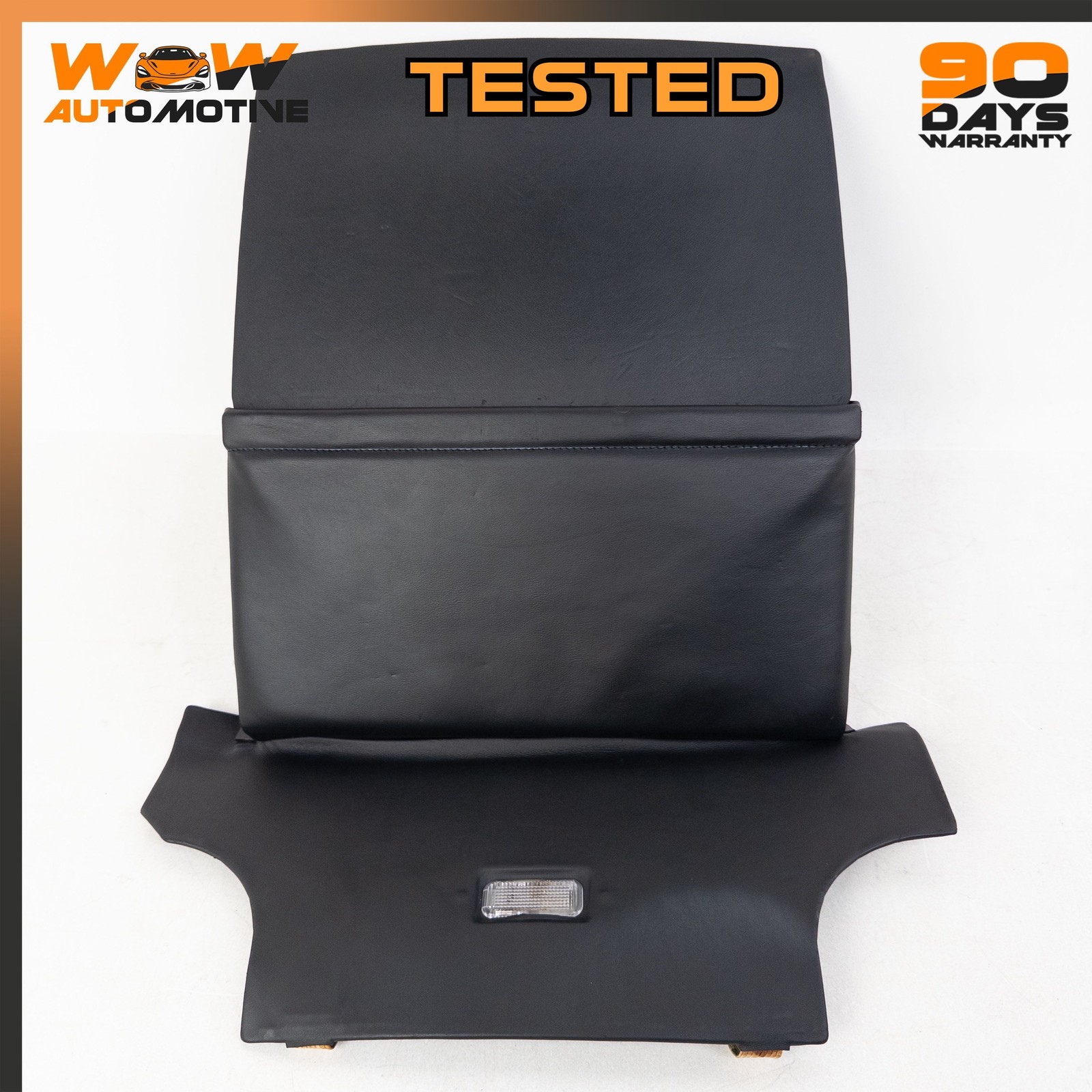 06-13 BENTLEY CONTINENTAL FLYING SPUR FRONT RIGHT SEAT BACK PANEL COVER BLACK OE