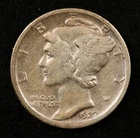 1927-S Mercury Dime 10C Silver VF Raw Coin Good Detail (#SLC00259)
