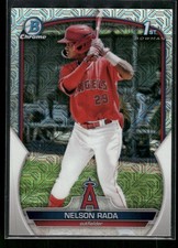 2023 Bowman #BCP-132 Nelson Rada Chrome Prospects Mojo Refractors