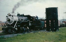 East Tennessee & West North Carolina 2-8-0 Consolidation Railroad Train Postcard