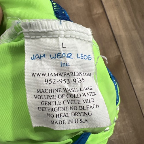 Jam Wear Leo’s Girls Large Metallic Holograms/ Highlighter Green - Picture 5 of 5