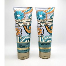 2 PACK RAINBOW WAVES Body Cream BATH  BODY WORKS New