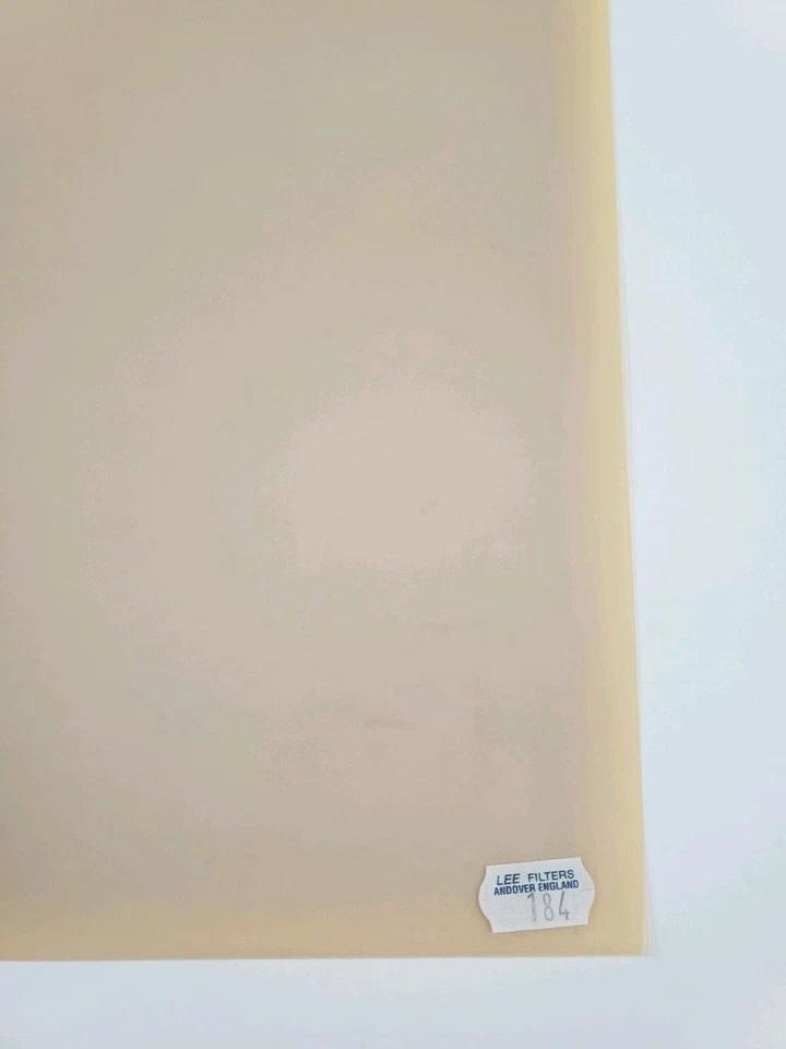 *NUEVO* Hoja de gel cosmética Lee Filters #184 iluminación melocotón 21"x24"*PLS LEER DESCRIPCIÓN* Foto 2 de 2