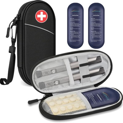Insulin Kühltasche, Wasserabweisend, Isoliert, Diabetiker Tasche, Kühlschrank...