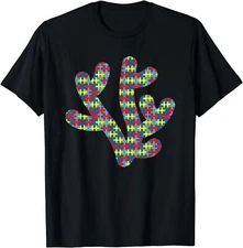Coral Autism Awareness Polyp Reef Puzzle Day Gift Unisex T-Shirt