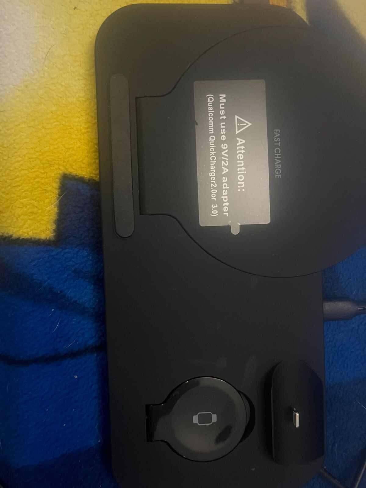 3 in 1 Fast Wireless Charger for Phone Watch Earbuds-image