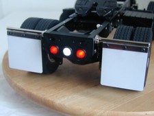 Querträger mit Rückleuchten für Tamiya King Hauler + Globe Liner 1/14 RC scale