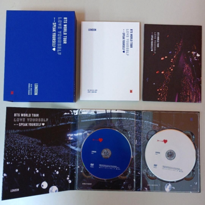 BTS World Tour Love Yourself Speak Yourself London DVD Set No Book