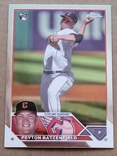 2023 Topps Chrome Update Peyton Battenfield RC Cleveland Guardians #USC102