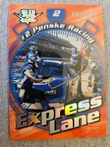 2008 Wheels High Gear Kurt Busch Numbered 083/100 Card #M65