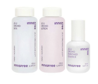 Innisfree Jeju Orchid Skin & Lotion & Essence Anti-Aging Elasticity Skincare