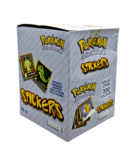 1999 Pokémon Artbox Stickers Series 1 Display Box | Factory Sealed Minor Damage - Picture 6 of 8