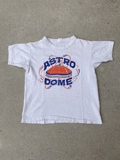 Vintage 60 s Houston Astrodome Astros MLB Collectible Kids T-shirt Souvenir USA