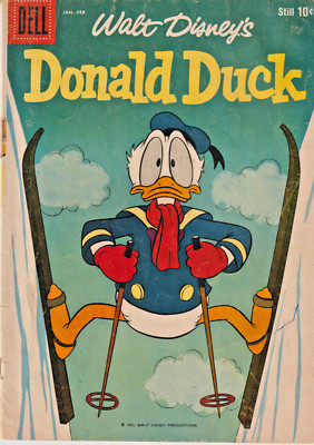 WALT DISNEY'S DONALD DUCK #63   LI'L BAD WOLF   DELL  SILVER-AGE  1959