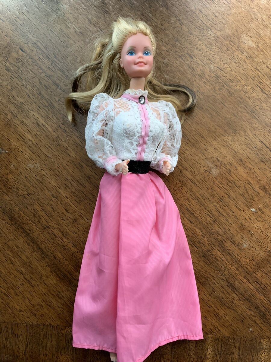 Vintage 1982 Angel Face Barbie Doll Original Victorian Dress Vintage 1982 Angel Face Barbie Doll Original Victorian Dress